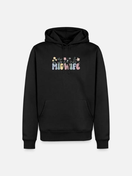 Midwife gift Obstetrician Midwife - Men’s Premium Organic Hoodie - black