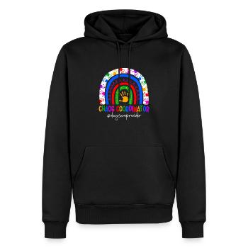 Child day care worker Babysitter Childminder - Men’s Premium Organic Hoodie - black - Front - Nico (187cm)