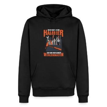 Handwerker sind die Besten Handwerker Geschenk - Männer Premium Bio Hoodie - Schwarz - Vorne - Nico (187cm)