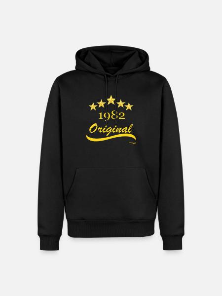Born in 1982 - Men’s Premium Organic Hoodie - black