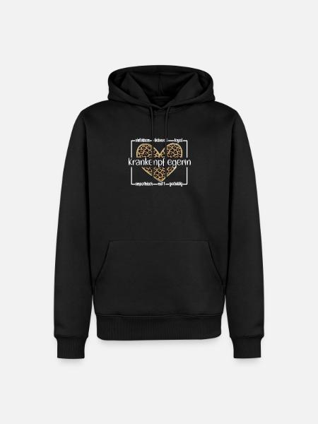 Krankenpflegerin Pflegekraft Krankenschwester - Männer Premium Bio Hoodie - Schwarz