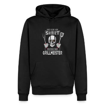 Ernährungsbrater Grill Männer lustig Grillen - Männer Premium Bio Hoodie - Schwarz - Vorne - Nico (187cm)