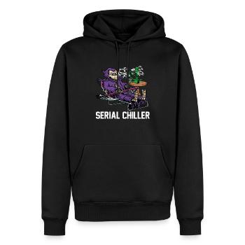 Lustiger Shisha Spruch Wasserpfeife - Männer Premium Bio Hoodie - Schwarz - Vorne - Nico (187cm)