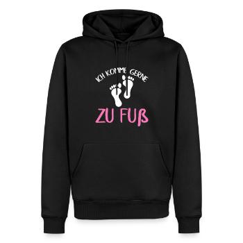 Podologin Nageldesignerin Podologie - Männer Premium Bio Hoodie - Schwarz - Vorne - Nico (187cm)