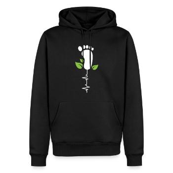 Podologin Nageldesignerin Podologie - Männer Premium Bio Hoodie - Schwarz - Vorne - Nico (187cm)