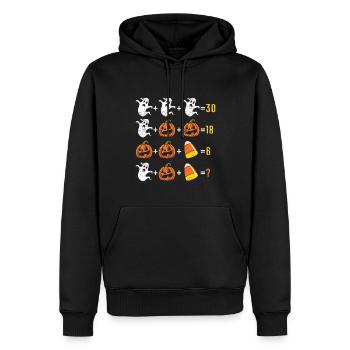 Mathelehrer Halloween - Männer Premium Bio Hoodie - Schwarz - Vorne - Nico (187cm)