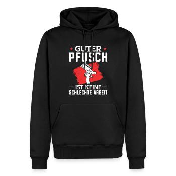 Fahrzeuglackierer Sprüche Lackierer Autolackierer - Männer Premium Bio Hoodie - Schwarz - Vorne - Nico (187cm)