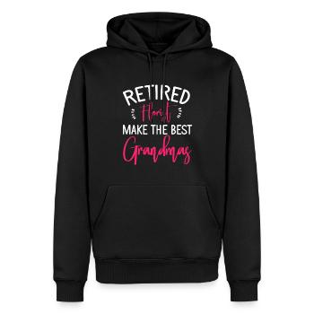 Florist Floristik Blumen Blumenladen Florist - Männer Premium Bio Hoodie - Schwarz - Vorne - Nico (187cm)