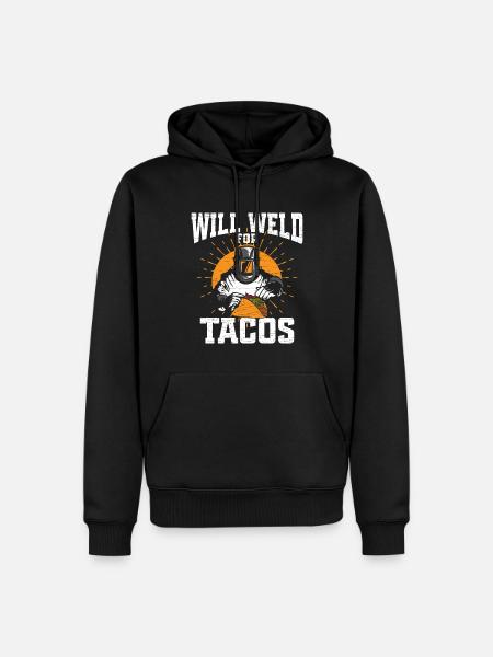 Schweißer Metallarbeiter Schweißen - Männer Premium Bio Hoodie - Schwarz