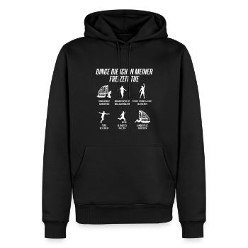 Torwart Spruch Torhüter Humor - Männer Premium Bio Hoodie - Schwarz - Vorne - Nico (187cm)