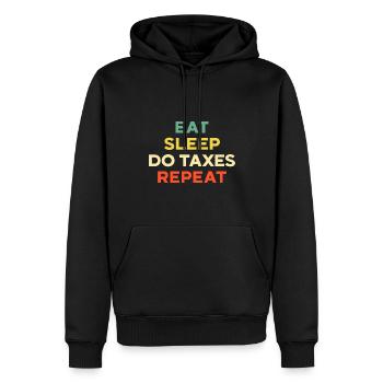Buchhalter Geschenk Beruf Finanzen Steuerberater - Männer Premium Bio Hoodie - Schwarz - Vorne - Nico (187cm)