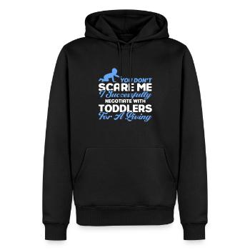 Babysitter Geschenk Babysitting Bester Babysitter - Männer Premium Bio Hoodie - Schwarz - Vorne - Nico (187cm)