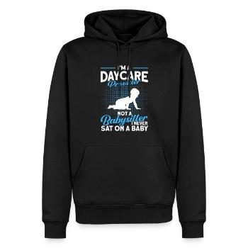 Babysitter Geschenk Babysitting Bester Babysitter - Männer Premium Bio Hoodie - Schwarz - Vorne - Nico (187cm)