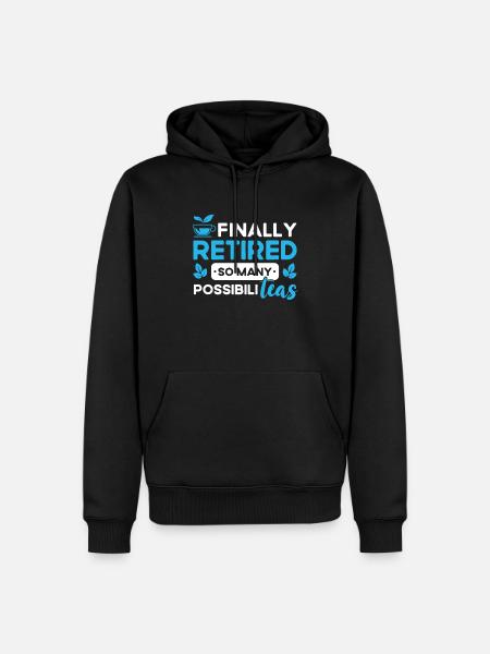 Teetrinker Teeliebhaber Geschenk Tee - Männer Premium Bio Hoodie - Schwarz