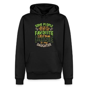 Schauspielerin Theater Geschenk - Männer Premium Bio Hoodie - Schwarz - Vorne - Nico (187cm)