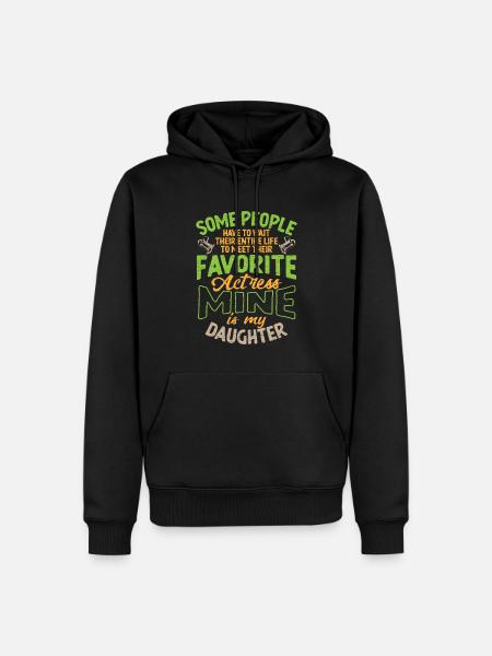 Schauspielerin Theater Geschenk - Männer Premium Bio Hoodie - Schwarz