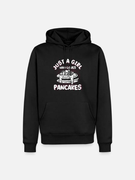 Pancake Lover Gift Pancake Saying - Men’s Premium Organic Hoodie - black