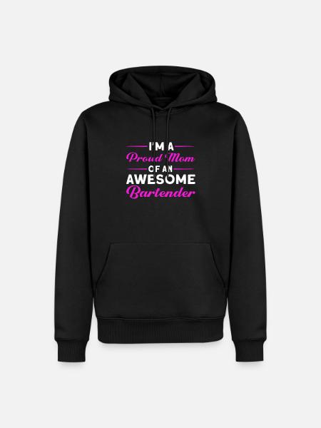 Barkeeper Geschenk Mixologist Spruch Bar - Männer Premium Bio Hoodie - Schwarz