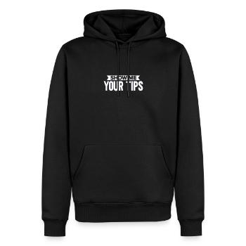 Barkeeper Geschenk Mixologist Spruch Bar - Männer Premium Bio Hoodie - Schwarz - Vorne - Nico (187cm)
