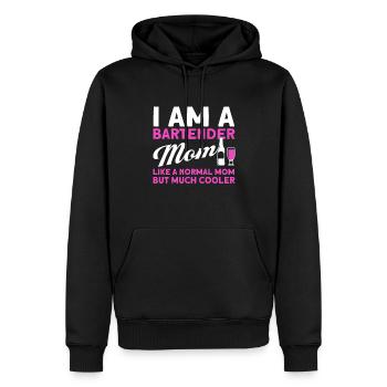 Barkeeper Geschenk Mixologist Spruch Bar - Männer Premium Bio Hoodie - Schwarz - Vorne - Nico (187cm)