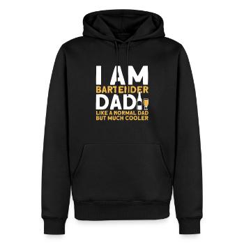 Barkeeper Geschenk Mixologist Spruch Bar - Männer Premium Bio Hoodie - Schwarz - Vorne - Nico (187cm)