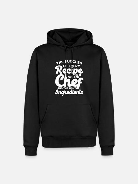 Chef Saying Gift Funny Chef - Men’s Premium Organic Hoodie - black