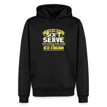 Volleyball Spieler Geschenk Lustiger Volleyball - Männer Premium Bio Hoodie - Schwarz - Vorne - Nico (187cm)