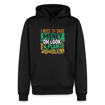 Pflanze Geschenk Botanik Botaniker Gärtner - Männer Premium Bio Hoodie - Schwarz - Vorne - Nico (187cm)