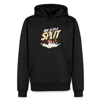 Bowling Team Bowler Bowling - Männer Premium Bio Hoodie - Schwarz - Vorne - Nico (187cm)