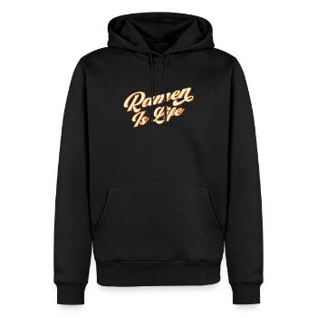 Ramen Nudel Liebhaber Essstäbchen Japanische Nudel - Männer Premium Bio Hoodie - Schwarz - Vorne - Nico (187cm)