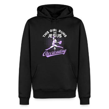 Cheerleading Cheerleader Cheering Team Cheer Coach - Männer Premium Bio Hoodie - Schwarz - Vorne - Nico (187cm)