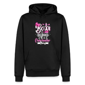 Cheerleading Cheerleader Cheering Team Cheer Coach - Männer Premium Bio Hoodie - Schwarz - Vorne - Nico (187cm)