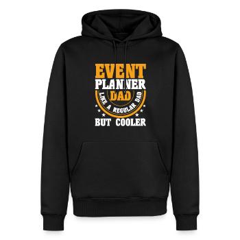 Eventplaner Hochzeitsplaner Event Manager - Männer Premium Bio Hoodie - Schwarz - Vorne - Nico (187cm)