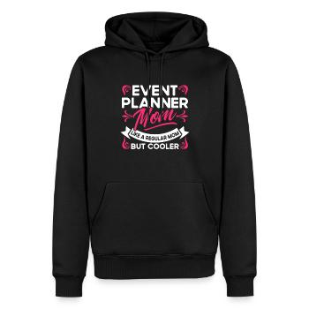 Eventplaner Hochzeitsplaner Event Manager - Männer Premium Bio Hoodie - Schwarz - Vorne - Nico (187cm)