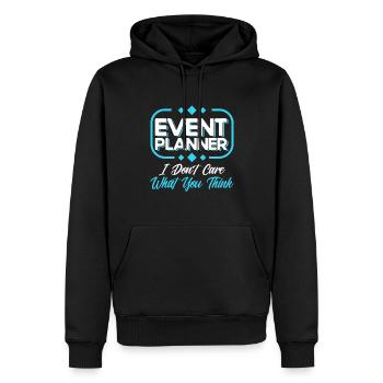 Event Planner Wedding Planner Event Manager - Men’s Premium Organic Hoodie - black - Front - Nico (187cm)