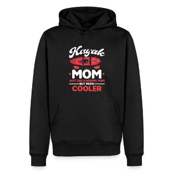 Kajak Kajakfahrer Kanu Outdoor Wasserkajak - Männer Premium Bio Hoodie - Schwarz - Vorne - Nico (187cm)