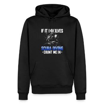 Sporttauchen Geschenk Unterwasser Sporttaucher - Männer Premium Bio Hoodie - Schwarz - Vorne - Nico (187cm)