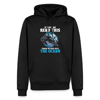 Sporttauchen Geschenk Unterwasser Sporttaucher - Männer Premium Bio Hoodie - Schwarz - Vorne - Nico (187cm)