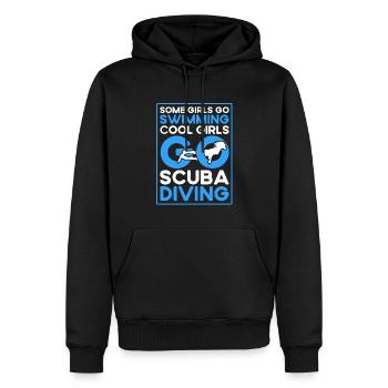Sporttauchen Geschenk Unterwasser Sporttaucher - Männer Premium Bio Hoodie - Schwarz - Vorne - Nico (187cm)