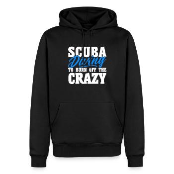 Sporttauchen Geschenk Unterwasser Sporttaucher - Männer Premium Bio Hoodie - Schwarz - Vorne - Nico (187cm)