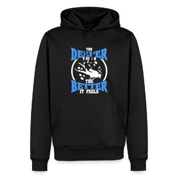 Sporttauchen Geschenk Unterwasser Sporttaucher - Männer Premium Bio Hoodie - Schwarz - Vorne - Nico (187cm)
