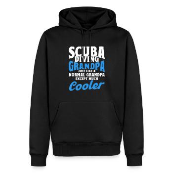 Sporttauchen Geschenk Unterwasser Sporttaucher - Männer Premium Bio Hoodie - Schwarz - Vorne - Nico (187cm)