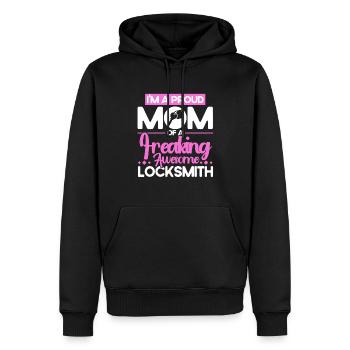 Locksmith Lock Picking Employee Locksmith - Men’s Premium Organic Hoodie - black - Front - Nico (187cm)