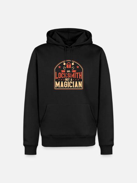Locksmith Lock Picking Employee Locksmith - Men’s Premium Organic Hoodie - black