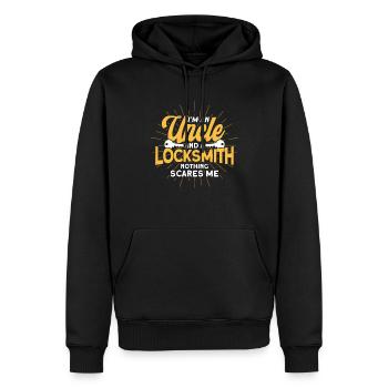 Locksmith Lock Picking Employee Locksmith - Men’s Premium Organic Hoodie - black - Front - Nico (187cm)