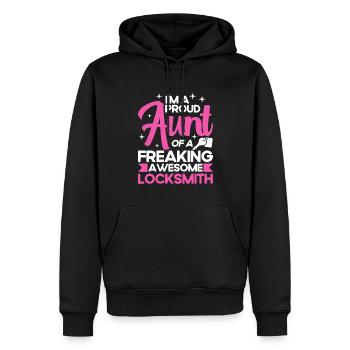 Locksmith Lock Picking Employee Locksmith - Men’s Premium Organic Hoodie - black - Front - Nico (187cm)