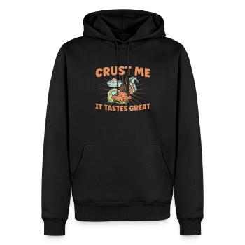 Bread Baking Gift Bakery Quote Baker - Men’s Premium Organic Hoodie - black - Front - Nico (187cm)