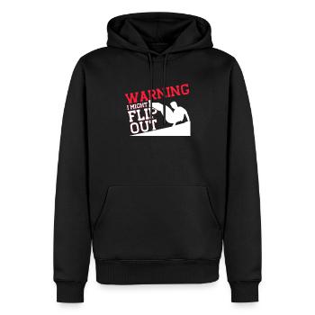 Parkour Cadeau Freerunning Parkour Runner - Sweat à capuche Premium bio Homme - noir - Devant - Nico (187cm)