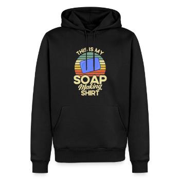 Soap Making Gift Homemade Soap Maker - Männer Premium Bio Hoodie - Schwarz - Vorne - Nico (187cm)