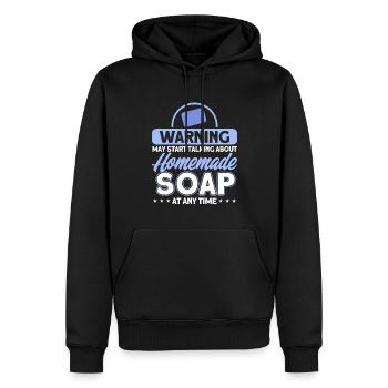 Soap Making Gift Homemade Soap Maker - Männer Premium Bio Hoodie - Schwarz - Vorne - Nico (187cm)
